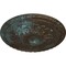 Ekena Millwork Richmond Ceiling Medallion (Fits Canopies up to 2 5/8"), 18"OD x 1 3/8"P, Bronze Blue Patina CM18RIBBS - alternate 2